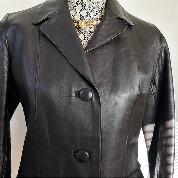 Brown Leather Jacket - Picture 2 of 2